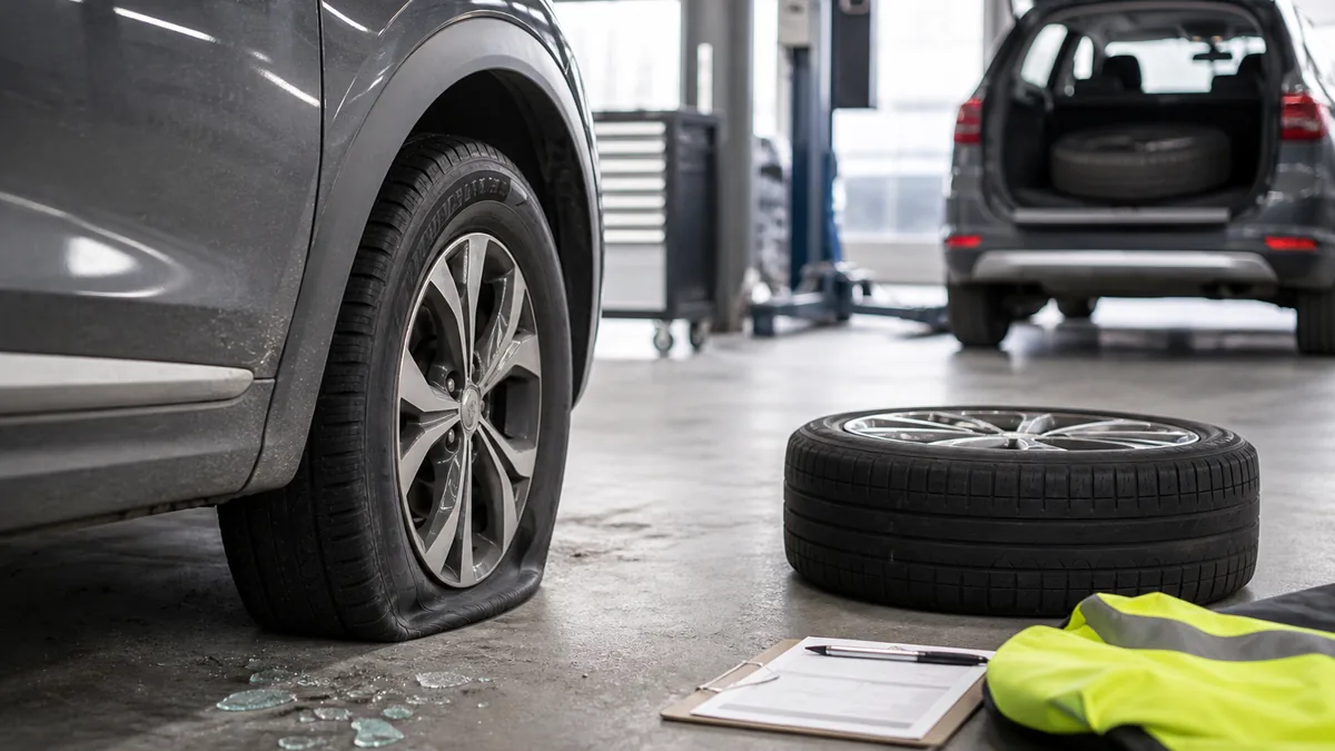 Assurance auto dommages pneus : ce qui est couvert